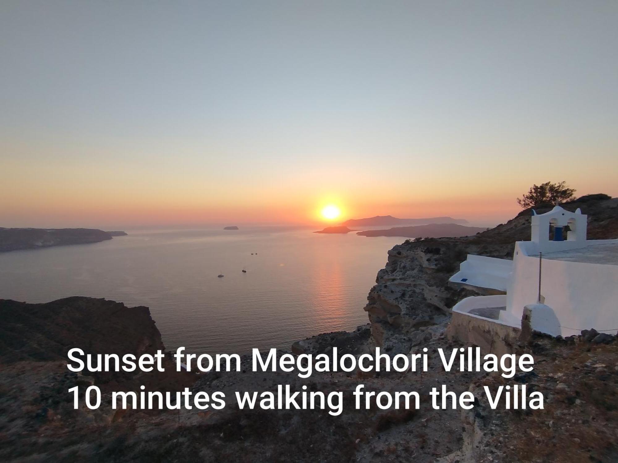 Aidos Villa Santorini Megalochori  Exterior photo